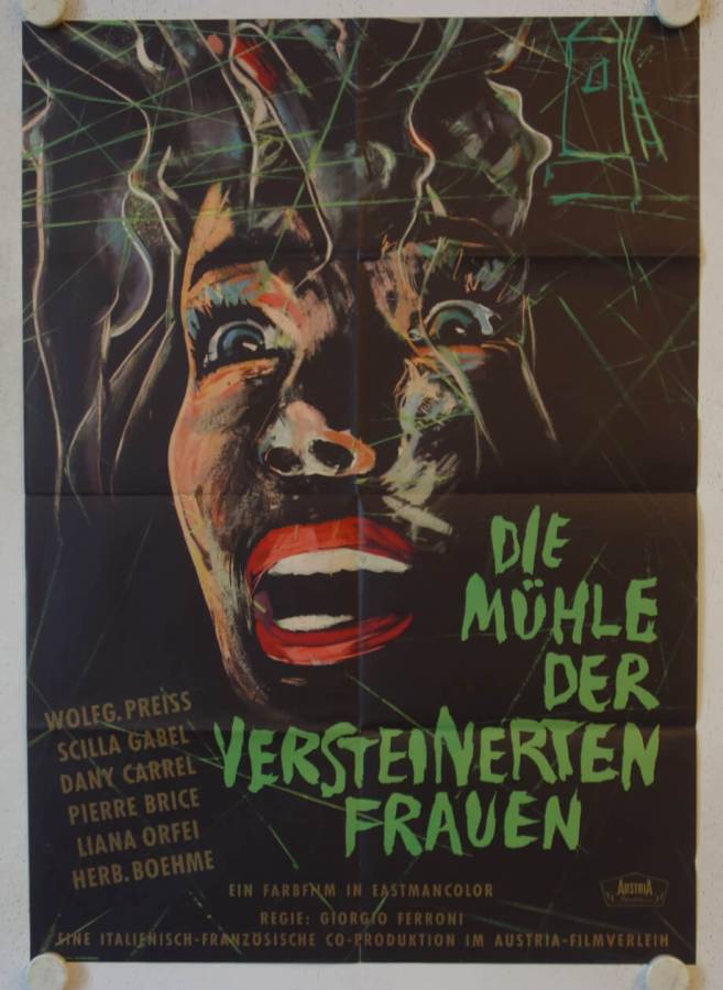 Mill of the Stone Women original release german movie poster
